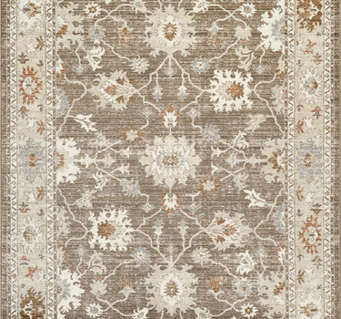 Alara Vintage Washable Brown Rug