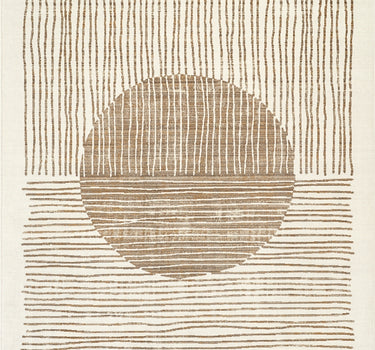 Austin Geometric Washable Beige Rug