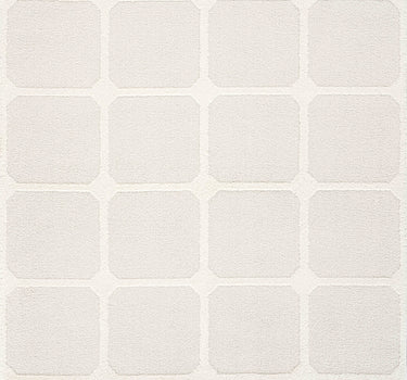 Nomad Large Block Checkers Cream Rug