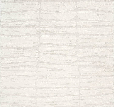 Nomad Textured Linear Geometric Cream Rug