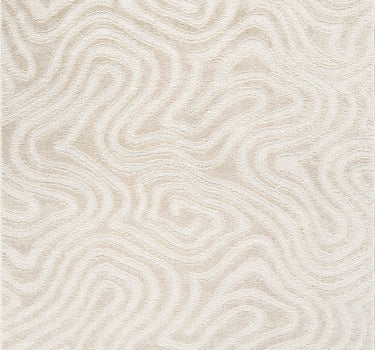 Nomad Sculpted Swirl Beige Rug