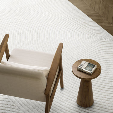 Neutral Geometric Cream Rug