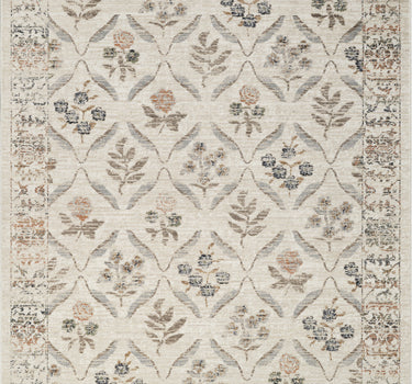Alara Vintage Garden Floral Cream Rug