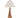 Oak Sculpted Wood Table Lamp