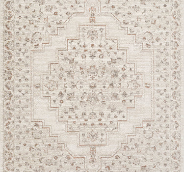 Beau Traditional Medallion Cream Rug
