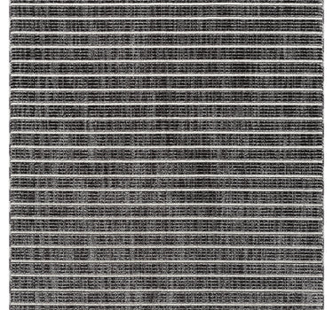Burke Textured Striped Grey Rug