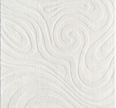 Cozy Abstract Cream Rug