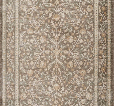 Evelyn Vintage Floral Brown Rug