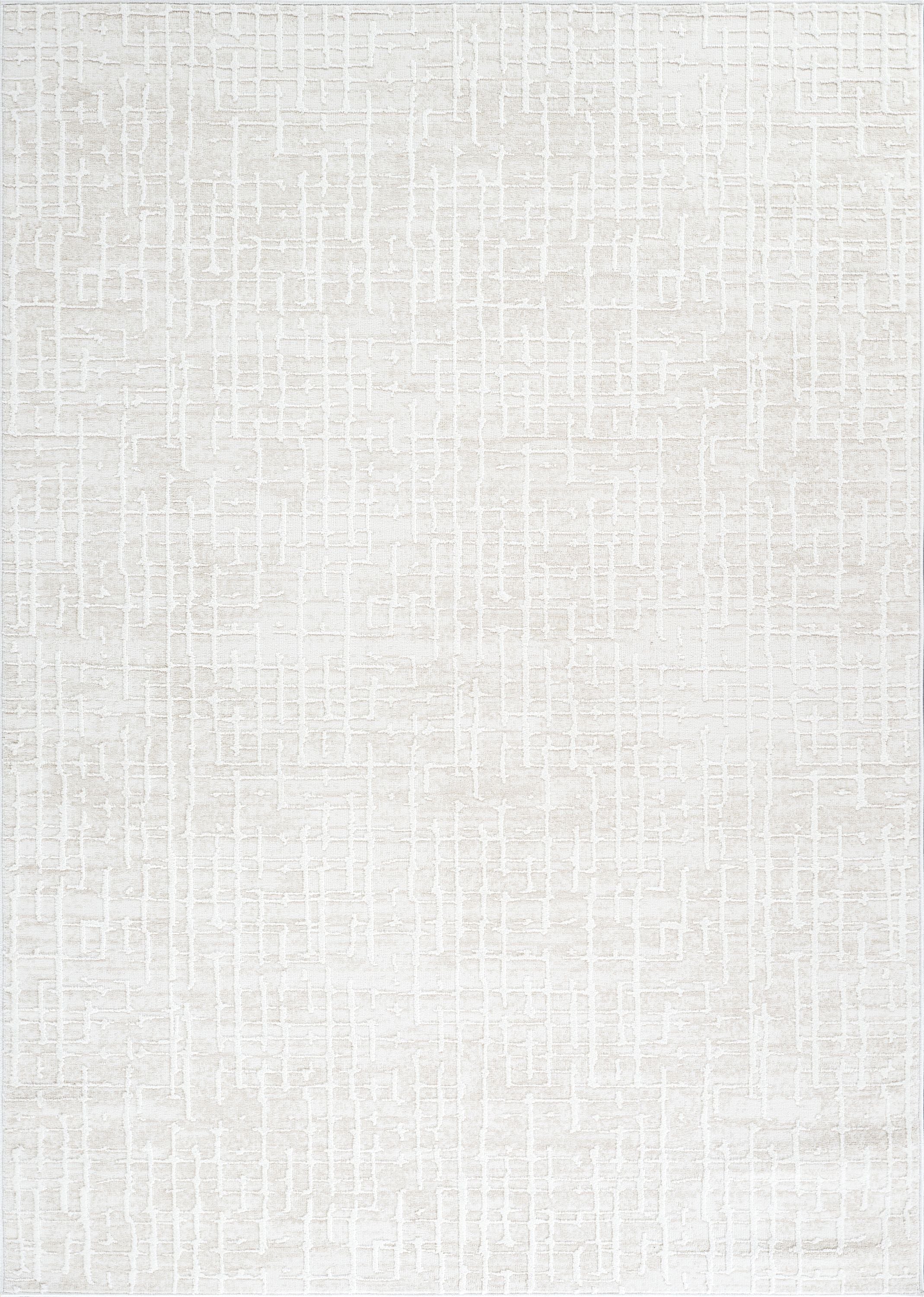 Vera Grid Abstract Beige Rug – Abanirugs