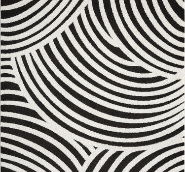 Nomad Geometric Black Rug