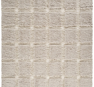 Glenn Checkered Beige Rug