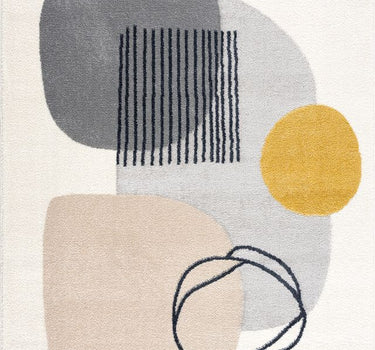 Deco Abstract Cream Rug