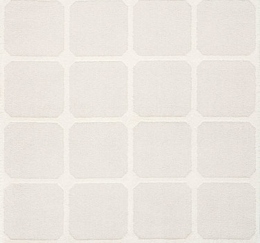 Nomad Large Block Checkers Cream Rug