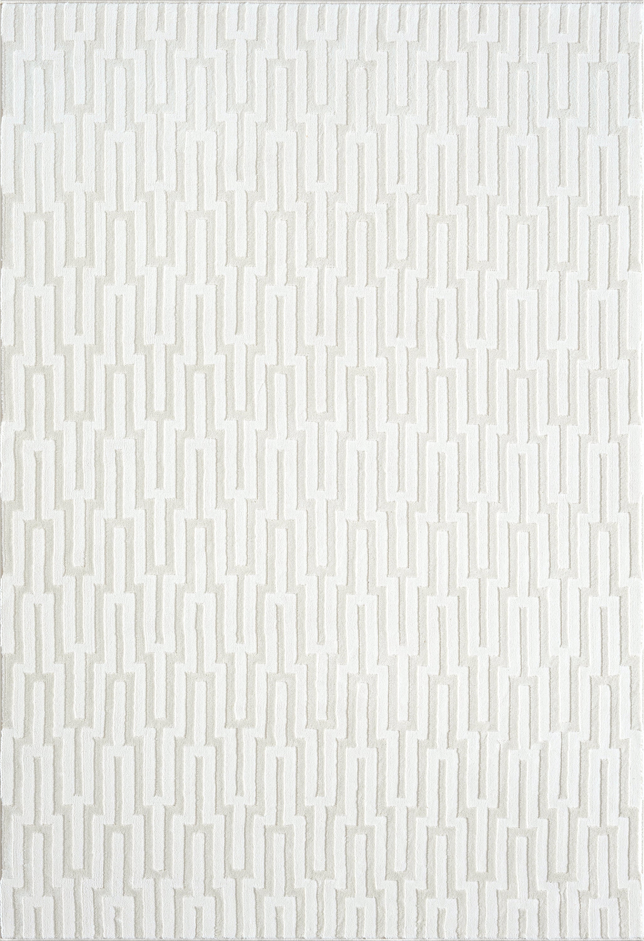 Cream Shape Rug Neutral Geometric Cream Rug – Abanirugs