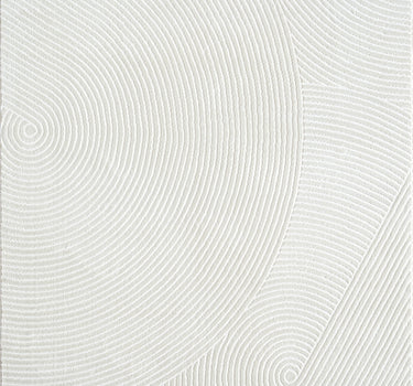 Neutral Geometric Cream Rug