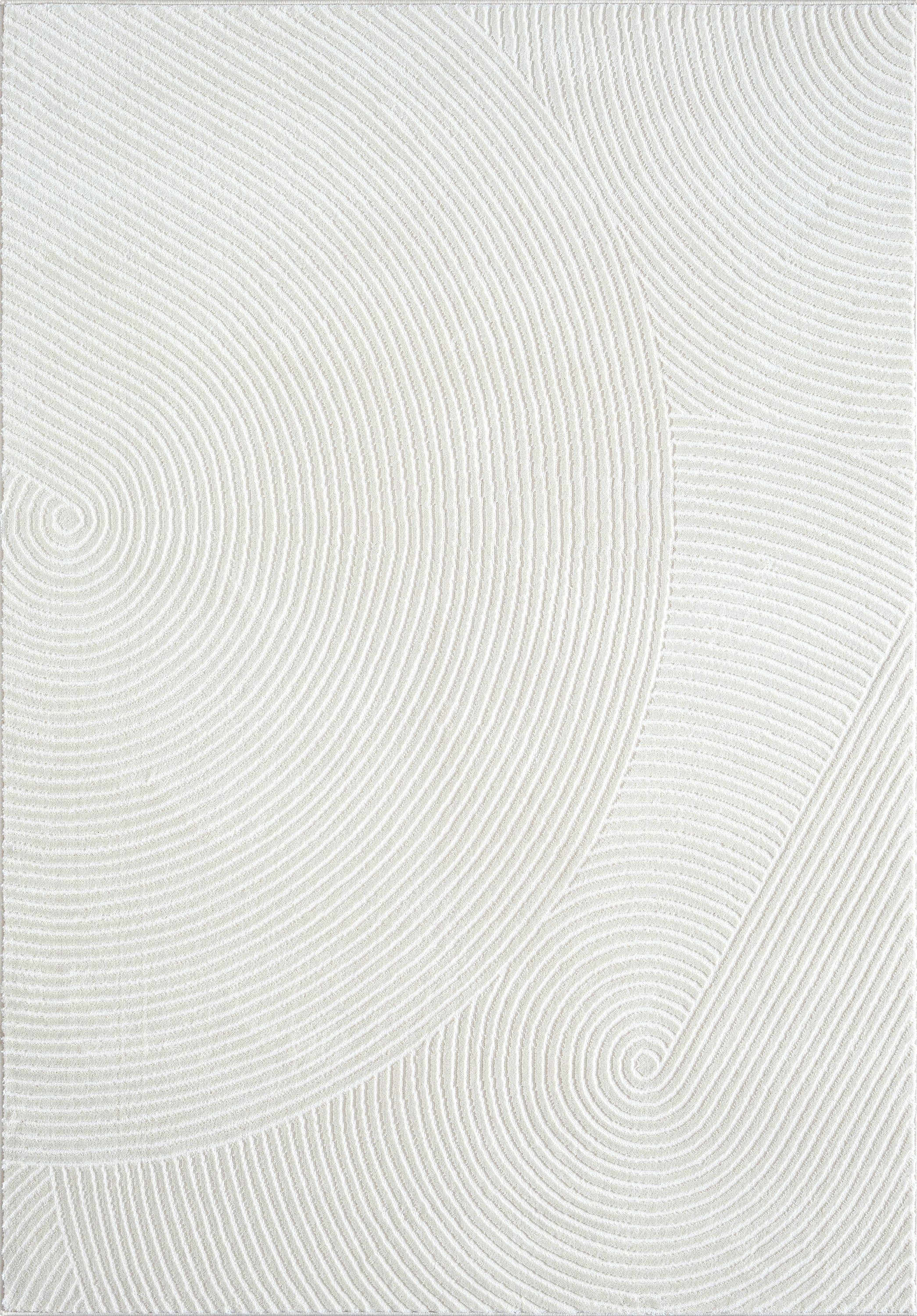 Neutral Geometric Cream Rug – Abanirugs