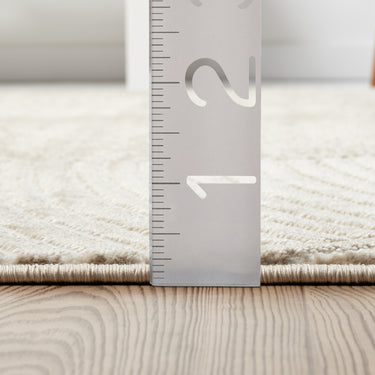 Neutral Geometric Beige Rug