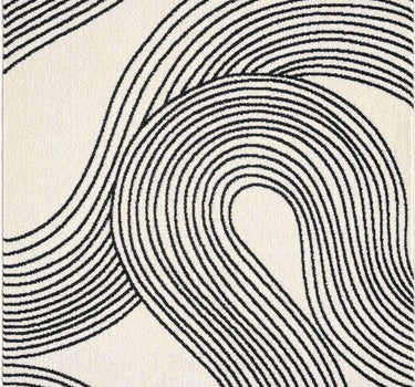 Nuevo Geometric Cream Rug