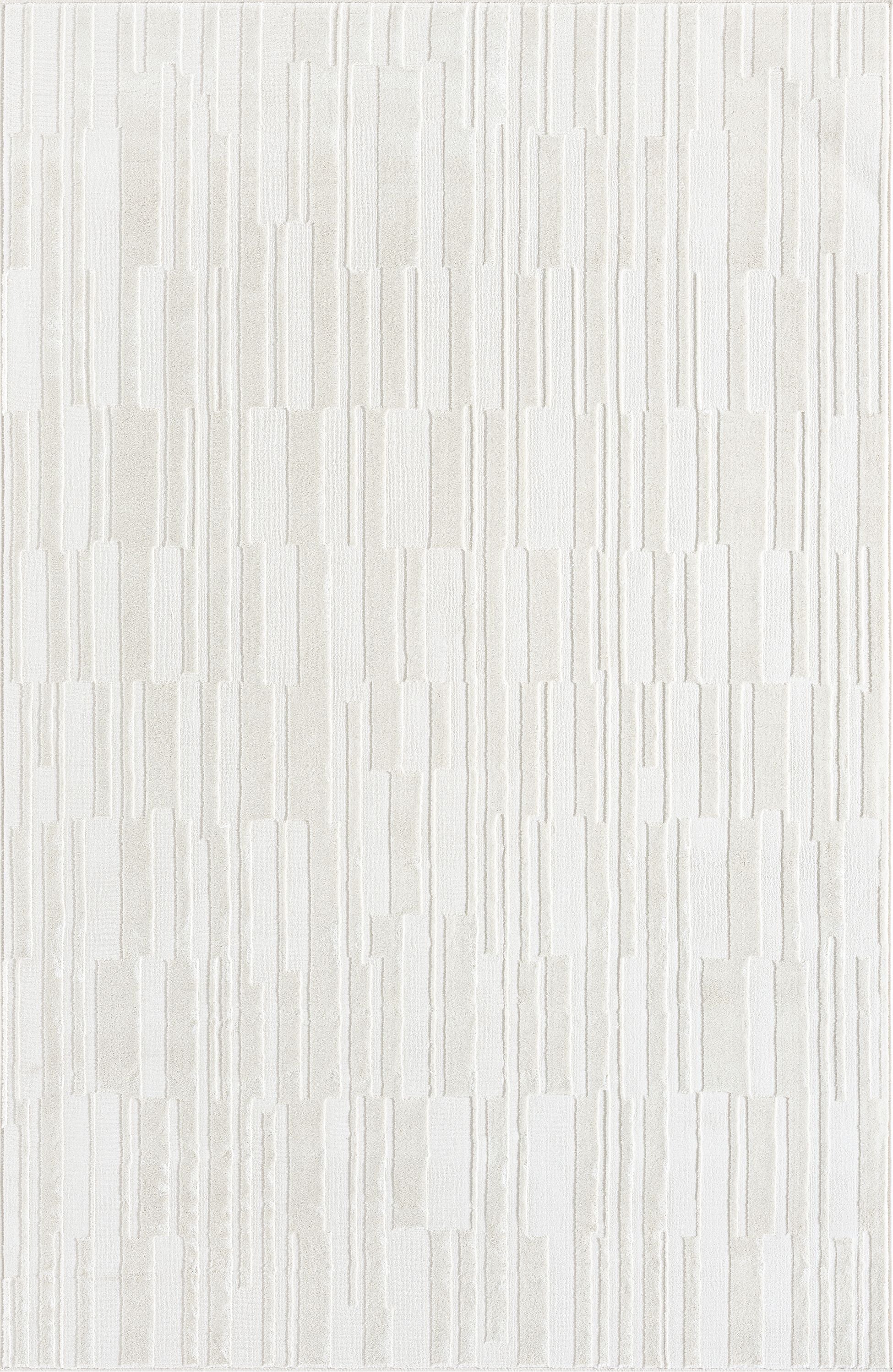 Light Neutral Rug Neutral Stripe Block Cream Rug – Abanirugs