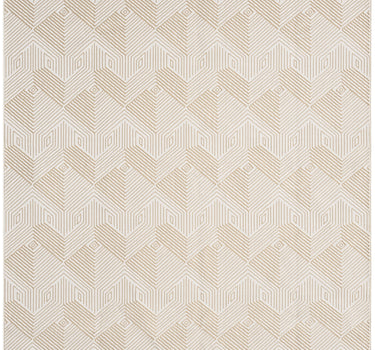 Regal Cubes Washable Beige Rug