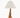 Oak Sculpted Wood Table Lamp
