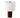 Gaia Stacked Walnut Wood Table Lamp