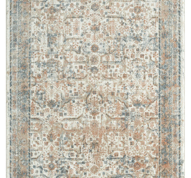 Aria Vintage Medallion Orange Rug