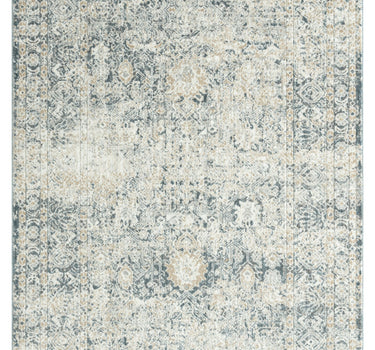 Aria Faded Traditional Blue Rug
