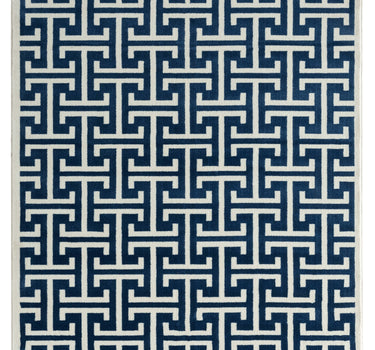 Arto Geometric Blue Rug