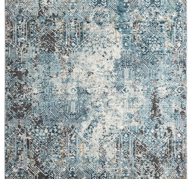 Azure Contemporary Blue Rug