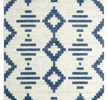 Casa Pixel Diamonds Blue Rug