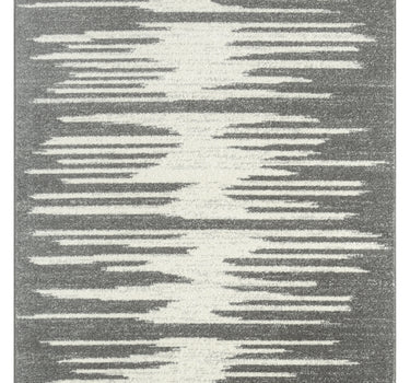 Casa Jagged Streak Grey Rug