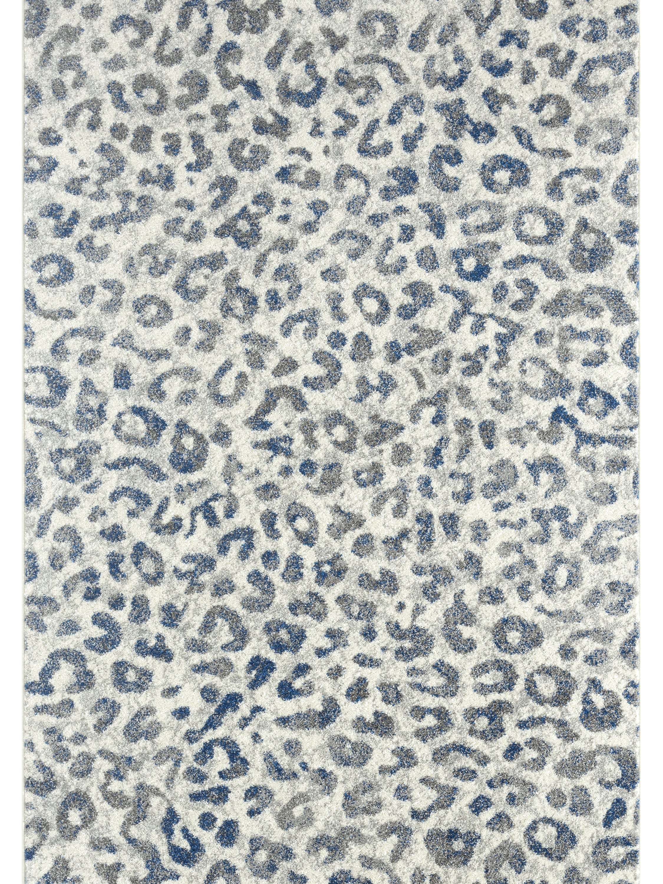 Grey Leopard Rug Machine Casa Leopard Grey Rug – Abanirugs