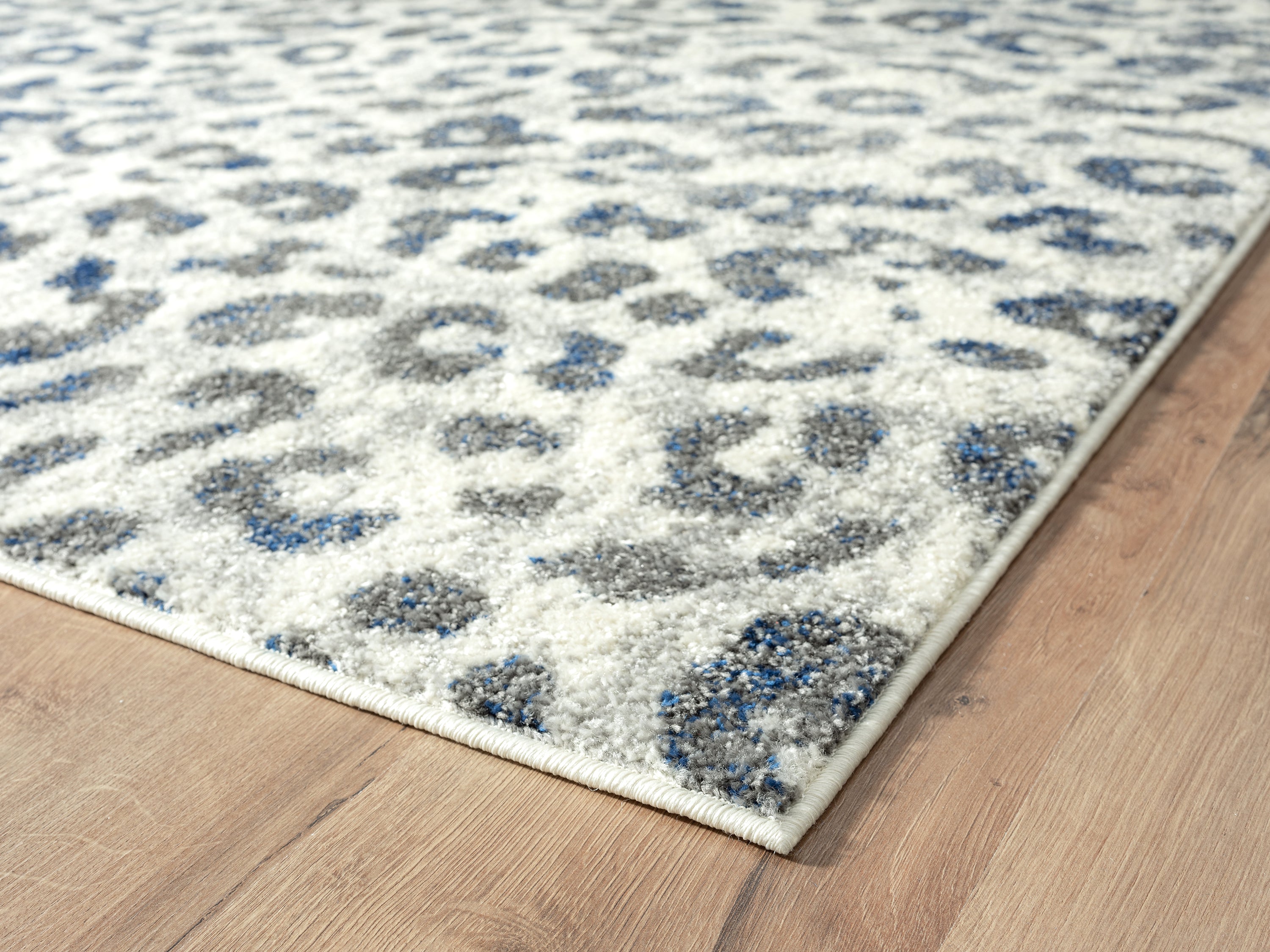 Grey Leopard Rug Machine Casa Leopard Grey Rug – Abanirugs