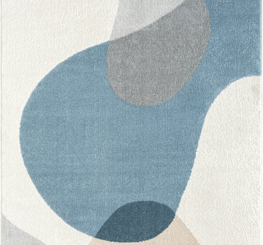 Deco Abstract Blue Rug