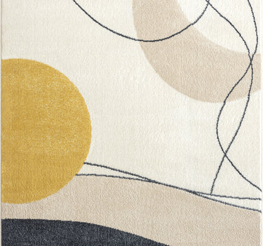 Deco Abstract Cream Rug
