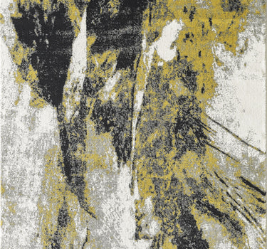 Laguna Modern Abstract Yellow Rug