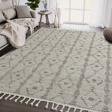 Layla Stripe Diamond Beige Rug