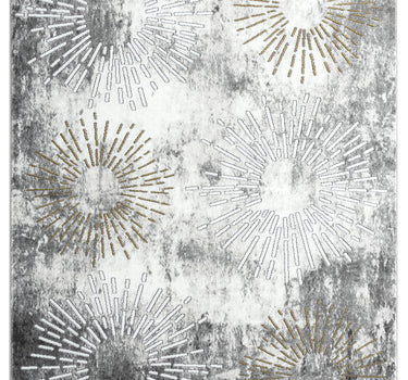 Luna Fireworks Grey Rug