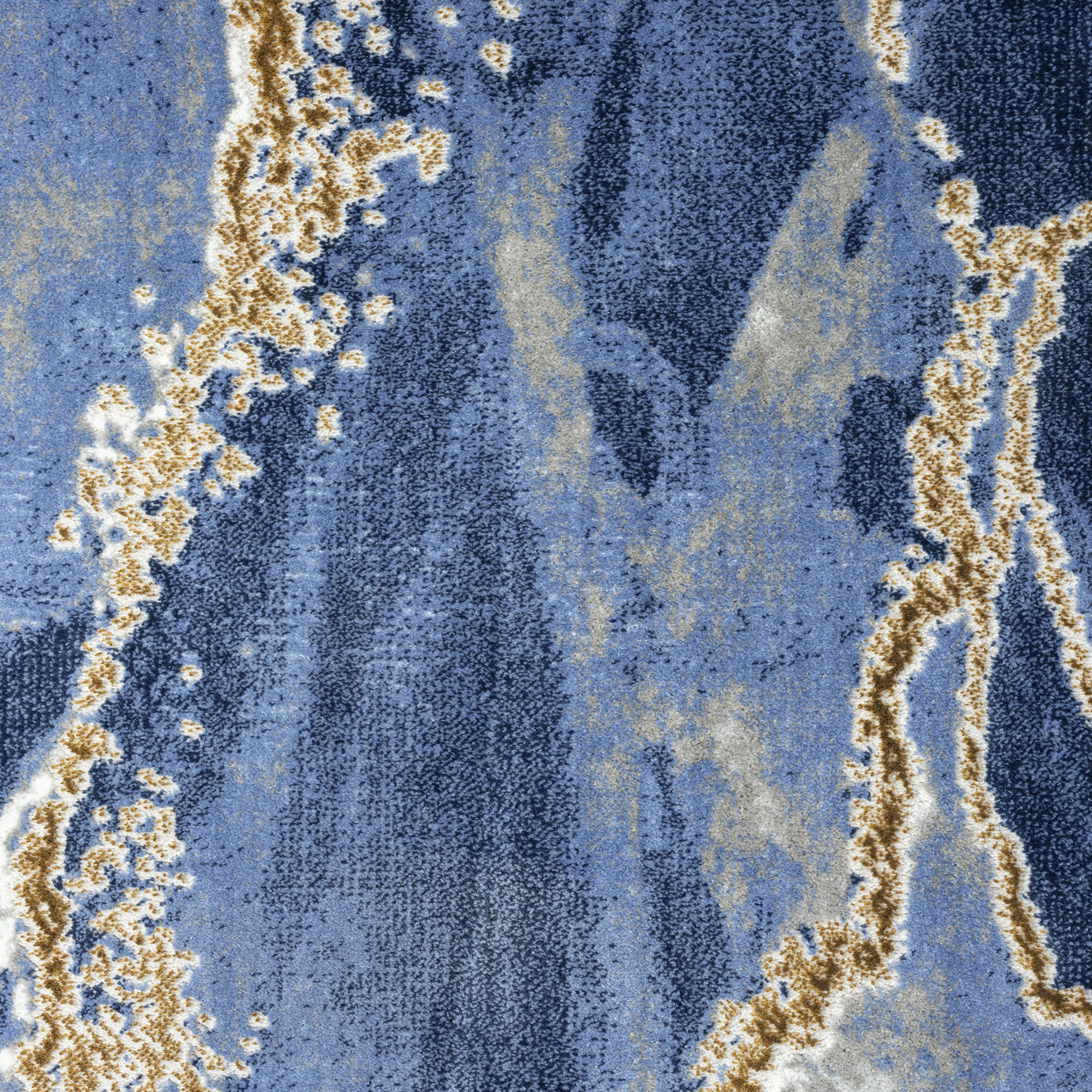 Luna Abstract Blue Rug – Abanirugs