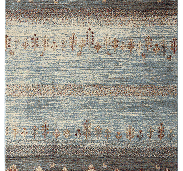 Mesa Distressed Tree Print Multicolor Rug