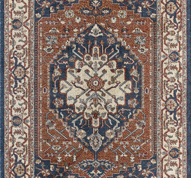 Mesa Vintage Medallion Blue Rug