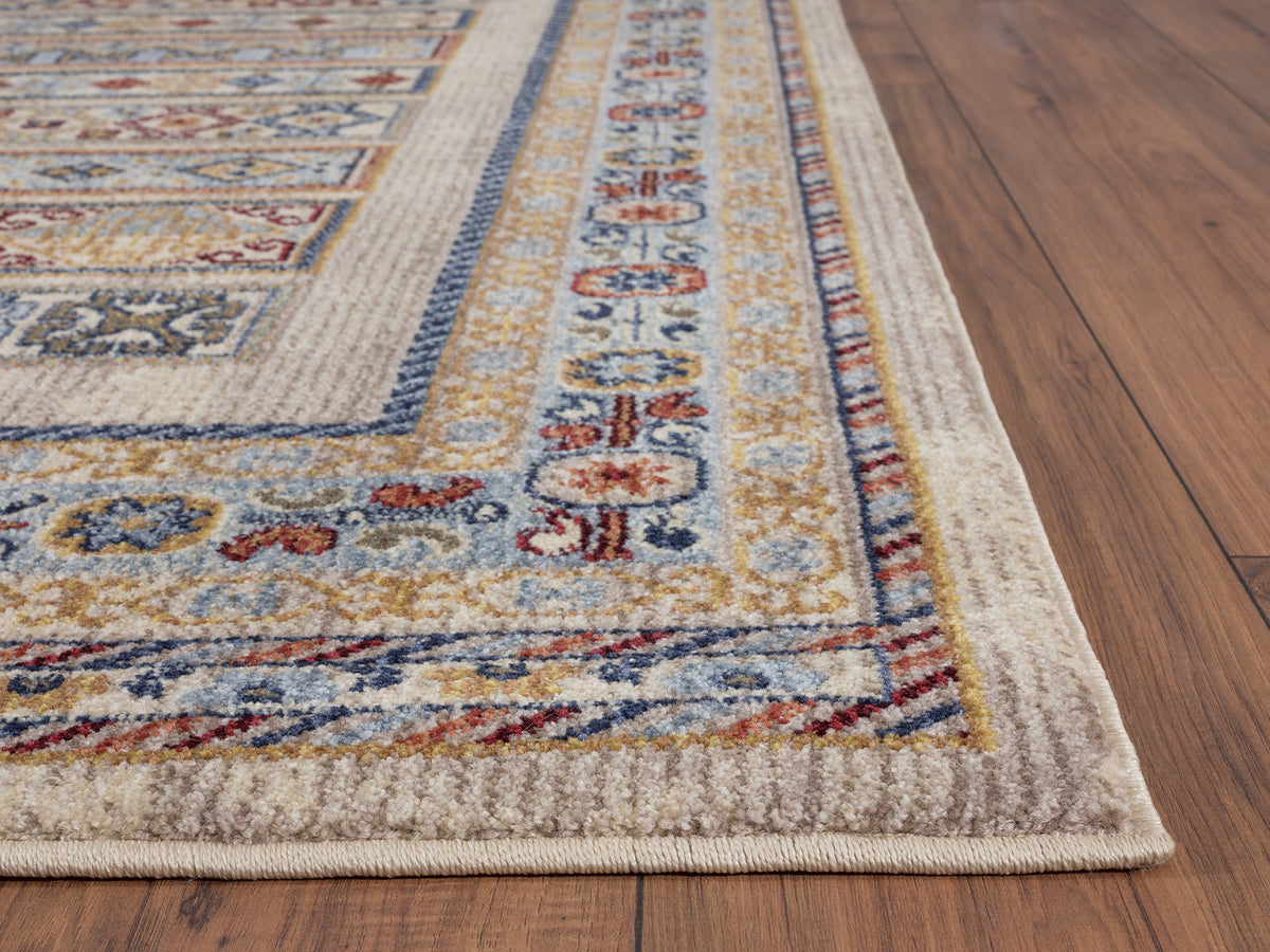 Mesa Southwest Tribal Pattern Beige Rug – Abanirugs