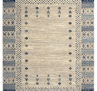 Mesa Border Blue Rug