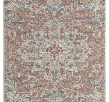 Milas Floral Vintage Red Rug