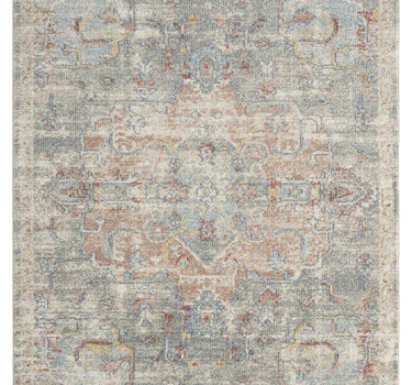 Milas Traditional Vintage Grey Rug