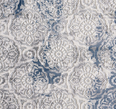 Nova Grey Blue Contemporary Rug