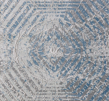 Nova Grey Blue Geometric Contemporary Rug
