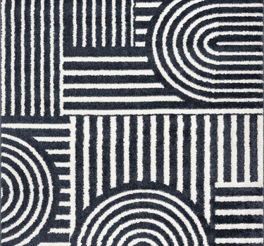 Nuevo Geometric Grey Rug