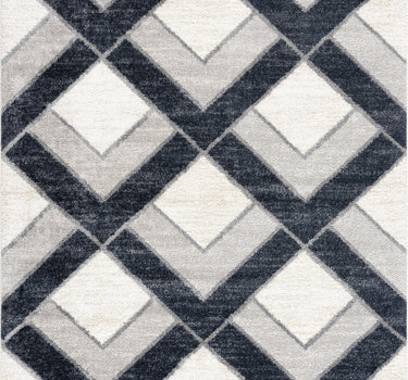 Nuevo Geometric Grey Rug